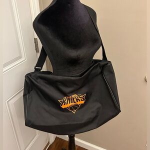 New York knicks bag continental airlines Duffle Duffel Bag black